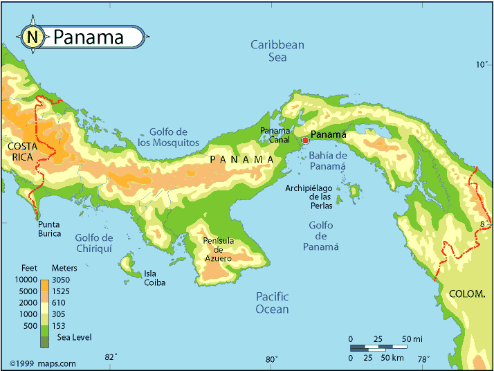 Climate Map Of Panama