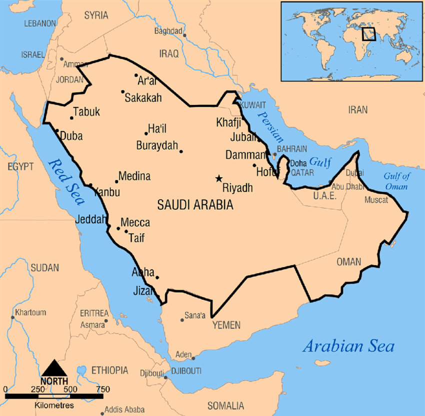 Gulf Area Map