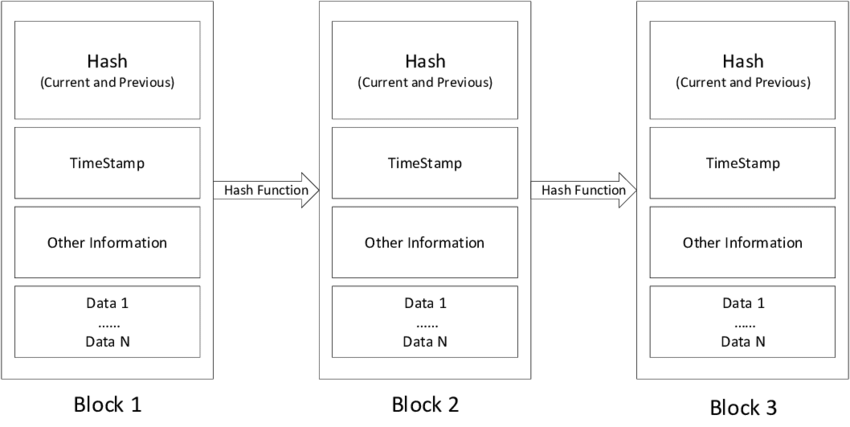Blockchain Structure Download Scientific Diagram
