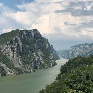 The Iron Gates Gorge is the most scenic section of the Danube