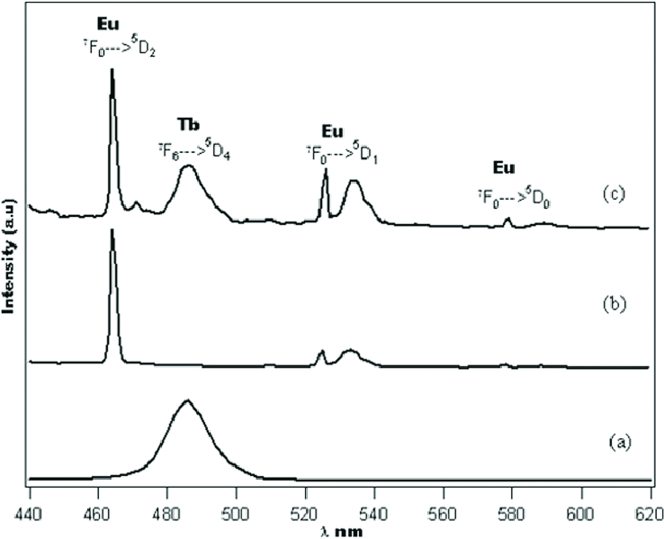Comparison Of Excitation Spectra A Tb 3 Th For Tb Iii Loaded Srtio 3 Download Scientific Diagram