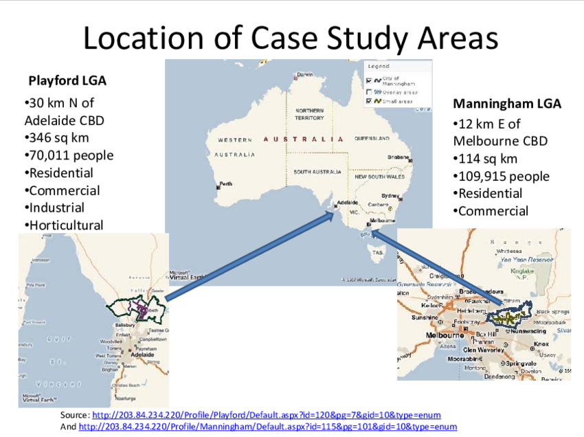 case study location definition