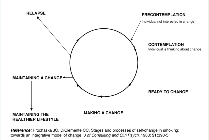 4.5 The stages of change model 