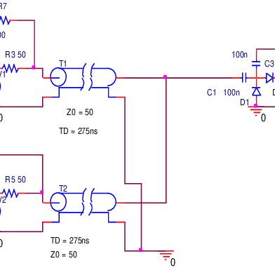 Wilkinson power combiner connected voltage multiplier circuit ...