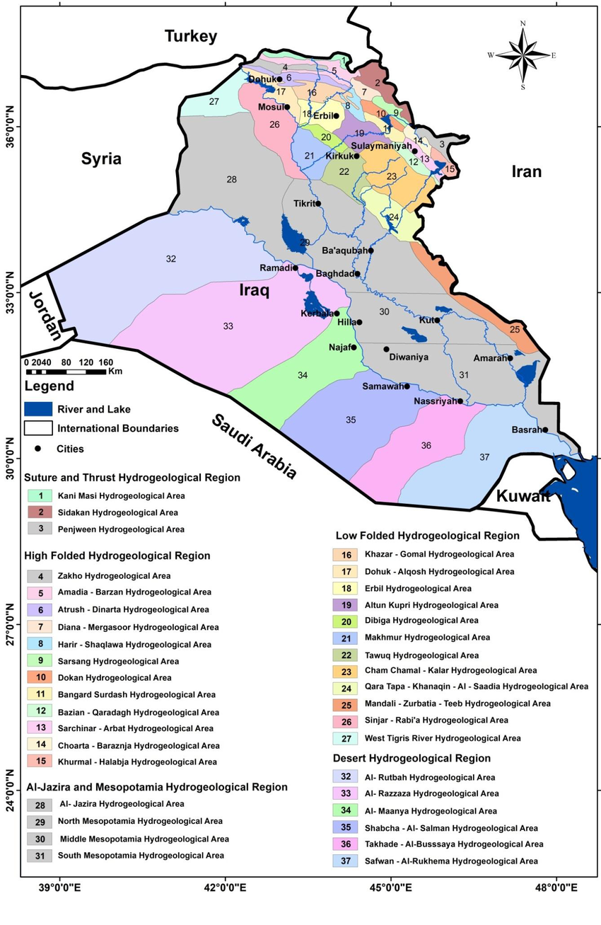 -Hydrogeological Classification of Iraq. | Download Scientific Diagram