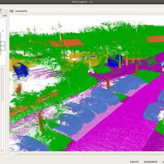 Our point cloud labeling application for sequential point clouds that ...