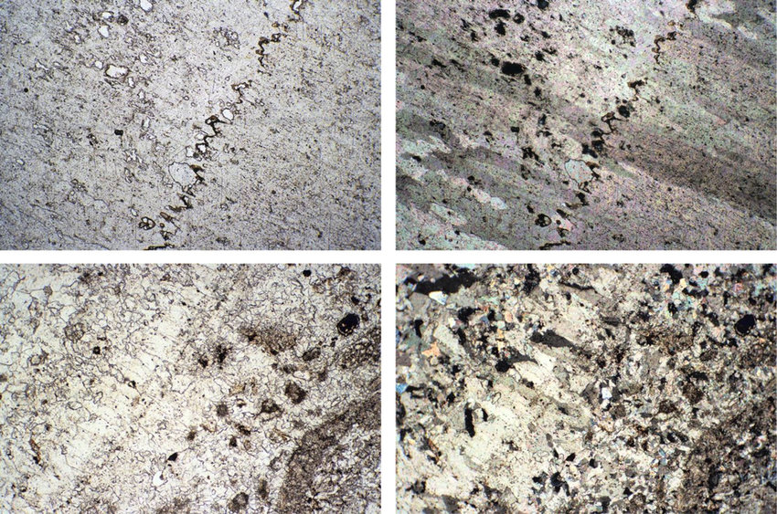 Selected examples of petrography of flowstone from palaeokarst deposits at Riversleigh. Compare with Fig. 5a-d. PP denotes plane polarized light, XP denotes cross-polarised light, scale bars = 1 mm. a/b) Flowstone showing syntaxial crystal palisades and terminal surface (white arrow). Growth direction is to the top left (QMD 19969, PP/XP, RSO Site. c/d) Fine flowstone showing thin palisade layer (white arrow). Growth direction is to the top left (QMD 19970, PP/XP WW Site). 