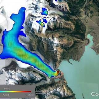 Mapa De Direccion Y Velocidad Superficial Del Glaciar Perito Moreno Download Scientific Diagram