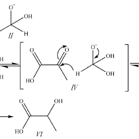 pyruvic acid to lactic acid